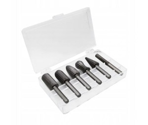SILVER FREZY TRZPIENIOWE DO METALU  6szt.