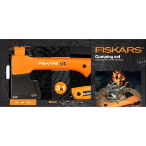 FISKARS SIEKIERA   X5 - XXS + NÓŻ + PIŁA .