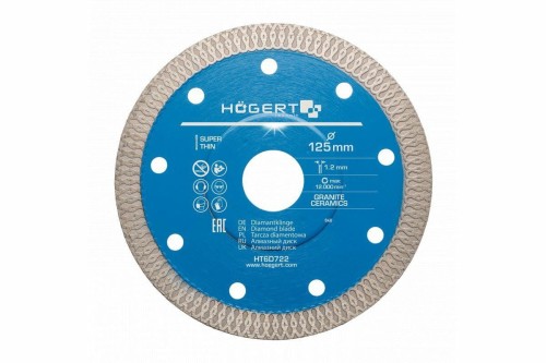 HOGERT TARCZA DIAMENTOWA 125mm DO CERAMIKI