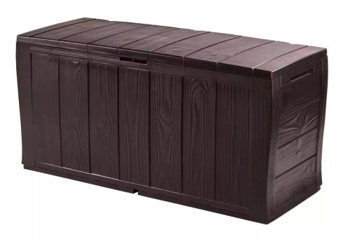 KETER SKRZYNIA OGRODOWA-BALKONOWA SHERWOOD 270 L BRĄZOWA