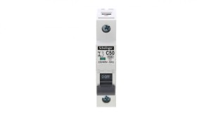 Wyłącznik nadprądowy 1P C 50A 4,5kA AC SCHELINGER A02-G7-1P-C50
