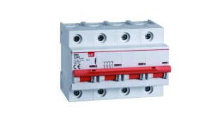Wyłącznik instalacyjny LS Electric BKH 4P, 125A, charakterystyka D 06110368R0 BKH 4P D125A
