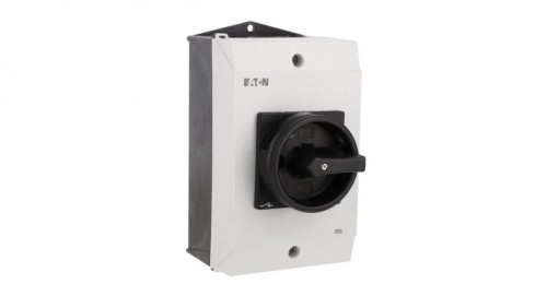 Rozłącznik 40A 3P 1Z+1R w obudowie IP65 z blachą EMC czarna rączka z blokadą P1-40/I2H/MBS/SVB-SW/HI11 199920