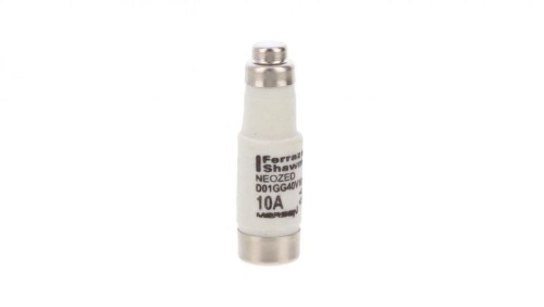 Wkładka bezpiecznikowa D01 gG 400VAC /250VDC 10A W211090