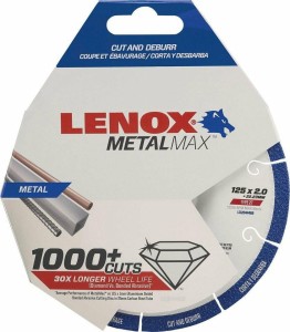 IRWIN TARCZA DIAMENTOWA DO METALU 125MM TYP 27 DO CIĘCIA I USUWANIA ZADZIORÓW /LENOX .....W