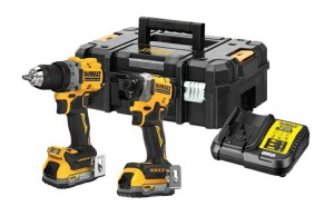 DEWALT ZESTAW COMBO 18V DCK2051E2T (DCD800, DCF850) 2x1,7Ah POWERSTACK