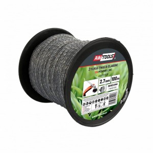 AWTOOLS ŻYŁKA TNĄCA CLASSIC 3,0x100m/ SKRĘCANA KWADRAT Z RDZENIEM/ SZPULA