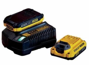 STANLEY AKUMULATOR V20 2,0Ah x2 +ŁAD. SFMCB12D2 .