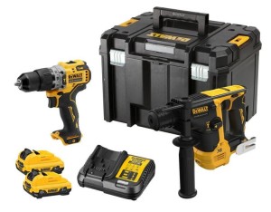 DEWALT ZESTAW COMBO 12V DCK2102L2T (DCH072, DCD706) 2x3,0Ah TSTAK