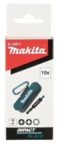 MAKITA ZESTAW  KOŃCÓWEK WKRĘTAKOWYCH IMPACT BLACK 25mm /10szt.