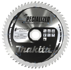 MAKITA PIŁA TARCZOWA  190x30x60z EFFICUT DO ALUMINIUM....