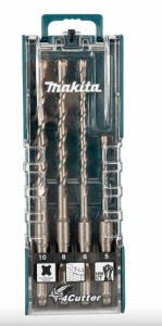 MAKITA ZESTAW WIERTEŁ SDS+  4szt. 4CUT
