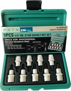 HONITON KLUCZ TORX 1/2"  9el.