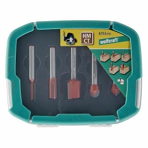 WOLFCRAFT ZESTAW FREZÓW DO ROWKÓW 5szt.