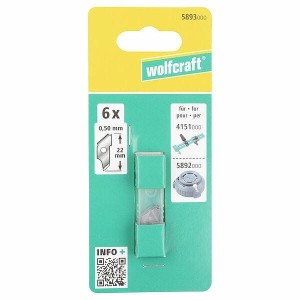 WOLFCRAFT OSTRZA WYMIENNE 22mm DO FAZOWNIKA WF5892000