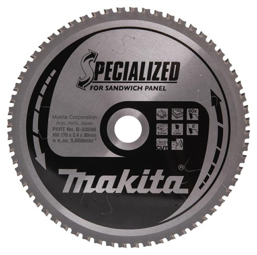 MAKITA PIŁA TARCZOWA  270x30x60z SPECJALIZED PŁYTY WARSTWOWE