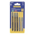 IRWIN BRZESZCZOT HCS/HSS DO WYRZYNARKI / TYP T kpl. 5szt.  METAL i drewna, w blistrze
