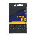 IRWIN WIERŁO DO BETONU / METALU HSS kpl. 9szt.   3, 4(x2), 5(x2), 6(x2) i 8(x2)mm w kasecie