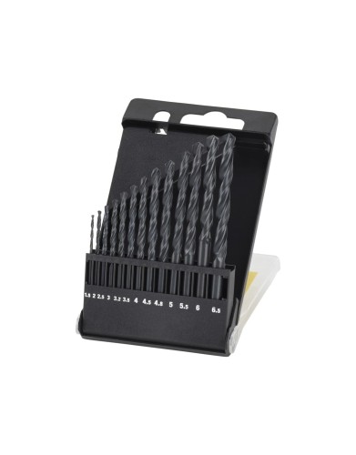 IRWIN WIERŁO METAL HSS-R DIN338  kpl.13szt.   1,5-2-2,5-3-3,2-3,5-4-4,5-4,8-5-5,5-6-6,5mm w kasecie