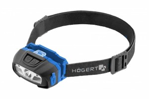 HOGERT LATARKA CZOŁOWA LED USB 6 FUNKCJI