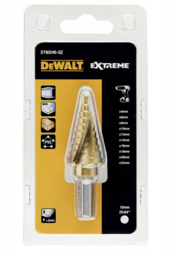 DEWALT WIERTŁO STOPNIOWE  4-22mm