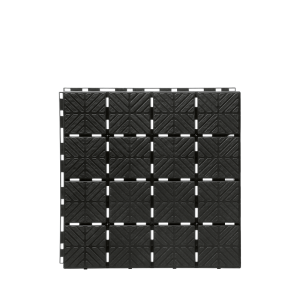 PROSPERPLAST KRATKA CHODNIKOWA EASY SQUARE - CZARNE 9 szt. 1,5m2