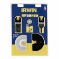 IRWIN BRZESZCZOT DO WIELOFUNKCYJNEJ SZLIFIERKI OSCYLACYJNEJ kpl. 4szt. do cięcia drewna, płyt gipsow
