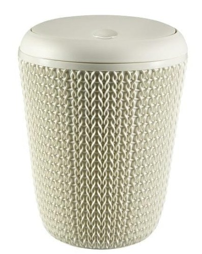 CURVER KOSZ NA ŚMIECI 6L KNIT 7L  /KREMOWY