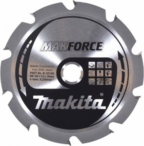 MAKITA PIŁA TARCZOWA  165x20x10z MAKFORCE DREWNO