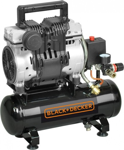 BLACK&DECKER KOMPRESOR BEZOLEJOWY 6L /1KM/ 8BAR /0,75KW /  BARDZO CICHY