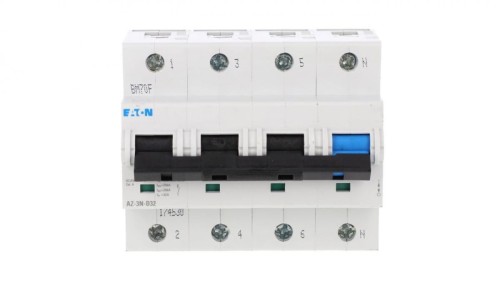 Wyłącznik nadprądowy 3P+N D 32A 25kA AC AZ-3N-D32 174530