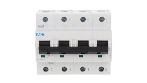 Wyłącznik nadprądowy 4P D 63A 25kA AC AZ-4-D63 174546