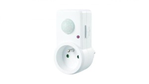 Czujnik ruchu PIR wtyczkowy 120 st. 300W zasięg 9m biały CP-10B