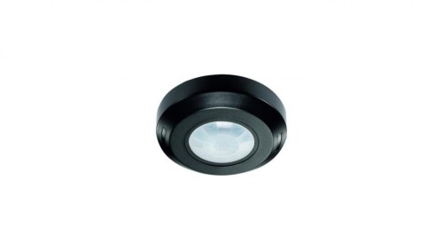 Czujnik ruchu PIR natynkowy IP20 360 st. 300W zasięg 6m czarny w całości CP-6C