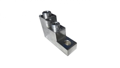 OTH240-4 Zacisk aparatowy uniwersalny, z dwoma otworami montażowymi 4xAl/Cu 50-240 mm 1600A, 1000V, MAC4240A15