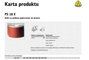 KLINGSPOR PAPIER ROLKA 150mm  36 PS18E (30mb)