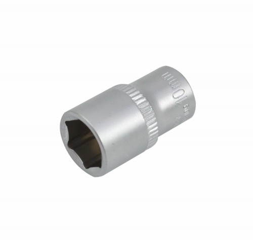 AWTOOLS NASADKA  6-KĄTNA  1/4"  KRÓTKA 10mm BLACK LINE