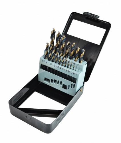 AWTOOLS WIERTŁO METAL HSS M2 KPL. 19szt./1.0-10 mm/ PREMIUM