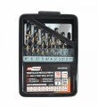 AWTOOLS WIERTŁO METAL HSS M2 KPL. 19szt./1.0-10 mm/ PREMIUM