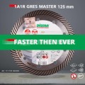 DISTAR TARCZA DIAMENTOWA GRES MASTER 125 x 1,4 x 10 x 22,23mm