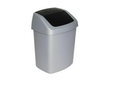 CURVER KOSZ NA ŚMIECI 25L  /CIEMNOSZARY/ SREBRNY