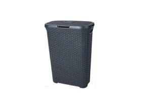 CURVER KOSZ NA BIELIZNĘ "NATURAL STYLE" 40L/CIEMNY SZARY