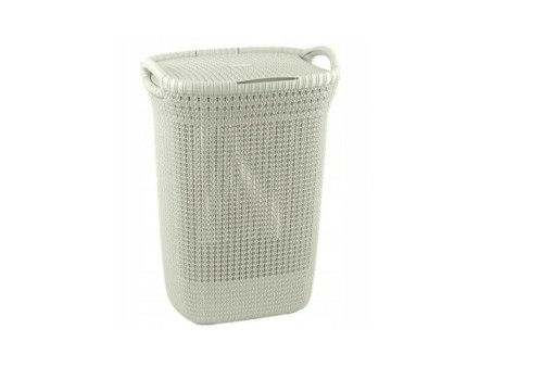 CURVER KOSZ NA BIELIZNĘ KNIT 57L    /KREMOWY