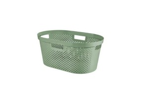 CURVER KOSZ NA PRANIE RECYCLED 40L  /ZIELONY