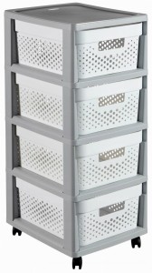 CURVER REGAŁ INFINITY KD 4X10L AŻUROWY