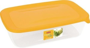 CURVER POJEMNIK NA ŻYWNOŚĆ "FRESH&GO" 0,5L /ŻÓŁTY/TRANSPARENTNY