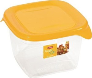 CURVER POJEMNIK NA ŻYWNOŚĆ "FRESH&GO" 1,2L /ŻÓŁTY/ TRANSPARENTNY