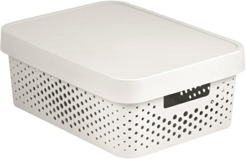 CURVER POJEMNIK AŻUR INFINITY 11L  Z PRZYKRYWKĄ   /BIAŁY