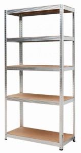 AWTOOLS REGAŁ 5 PÓŁEK 180x90x40 NOŚNOŚĆ 200kg / 4,0mm - WCISKANY SZYBKI MONTAŻ