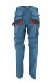 AWTOOLS SPODNIE SPODENKI ROBOCZE ODPINANE NOGAWKI T2/ PETROL/ XXL
